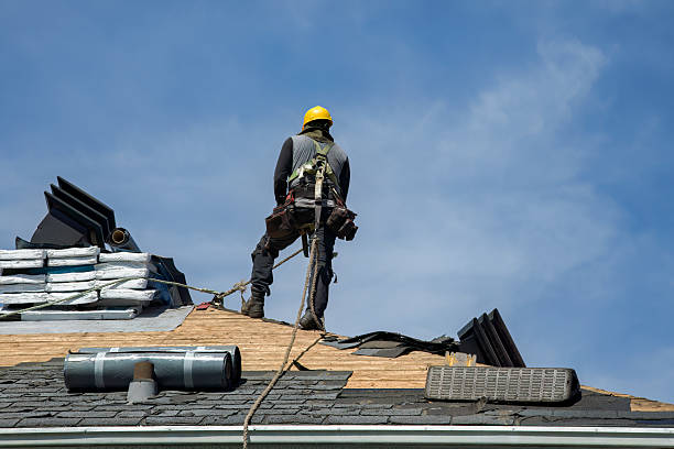 Professional Gutter Installation technician working in Swansea, SC
